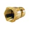 Apollo 1/4 in. (3/8 in. O.D.) Brass Push-To-Connect x 1/2 in. Female Pipe Thread Reducing Adapter FSBFA1412 - alternate 1